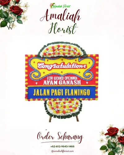 Bunga Papan Congratulation di Ditotrunan
